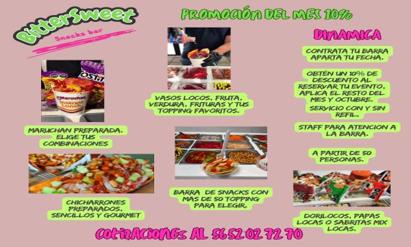 SERVICIOS DE BARRAS SNACKS